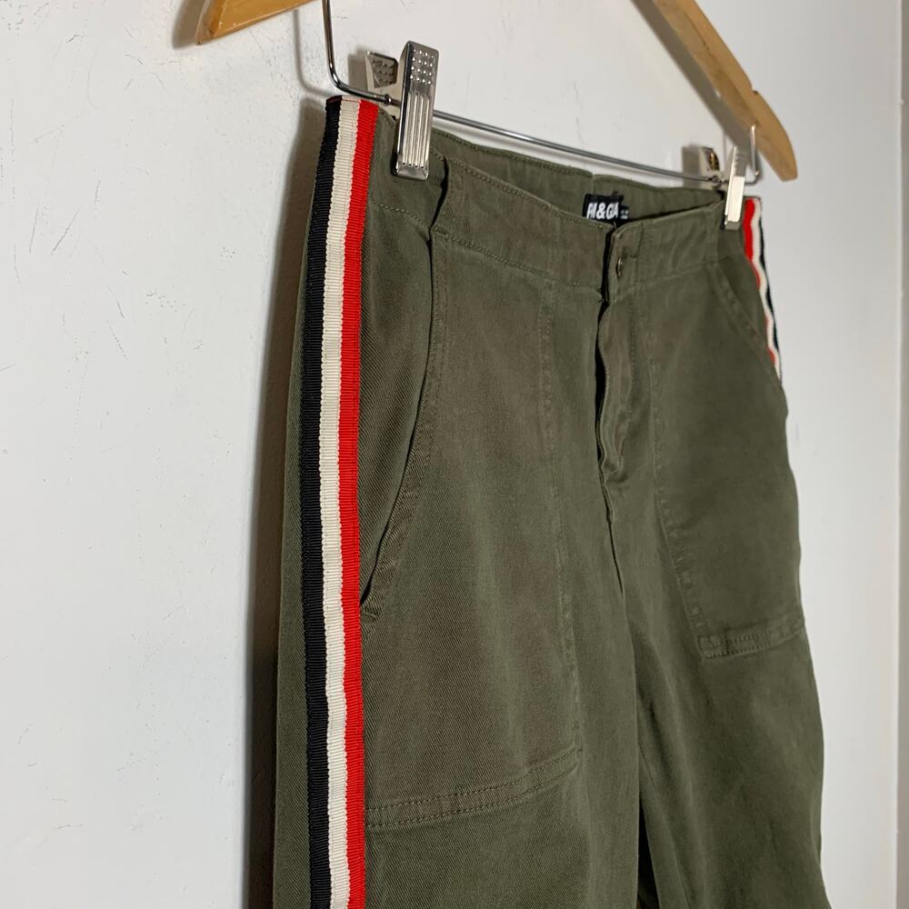 Womens Pam & Gela Utility Jogger Pants Green Size 26 EUC! - Picture 3 of 5